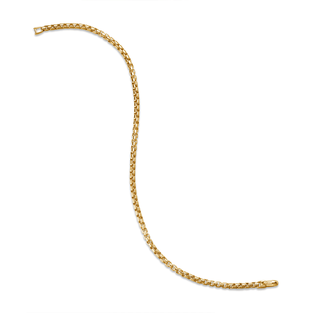 David Yurman Bel Aire Chain Bracelet in 18k Yellow Gold, 2.7mm