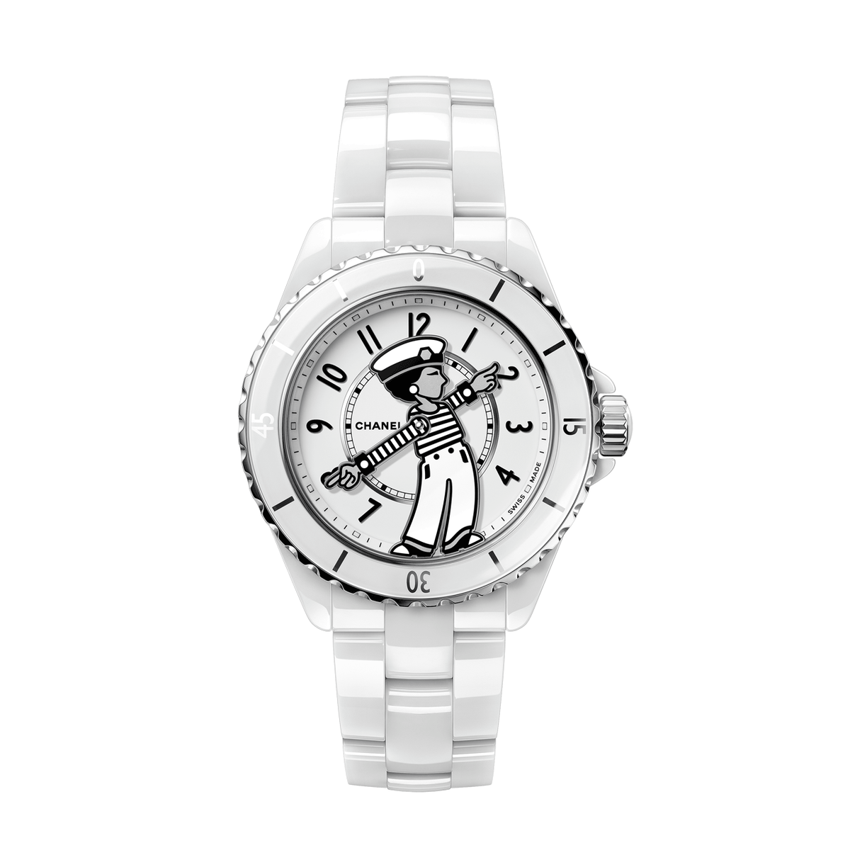 CHANEL J12 Mademoiselle La Pausa Watch, 38mm H7481