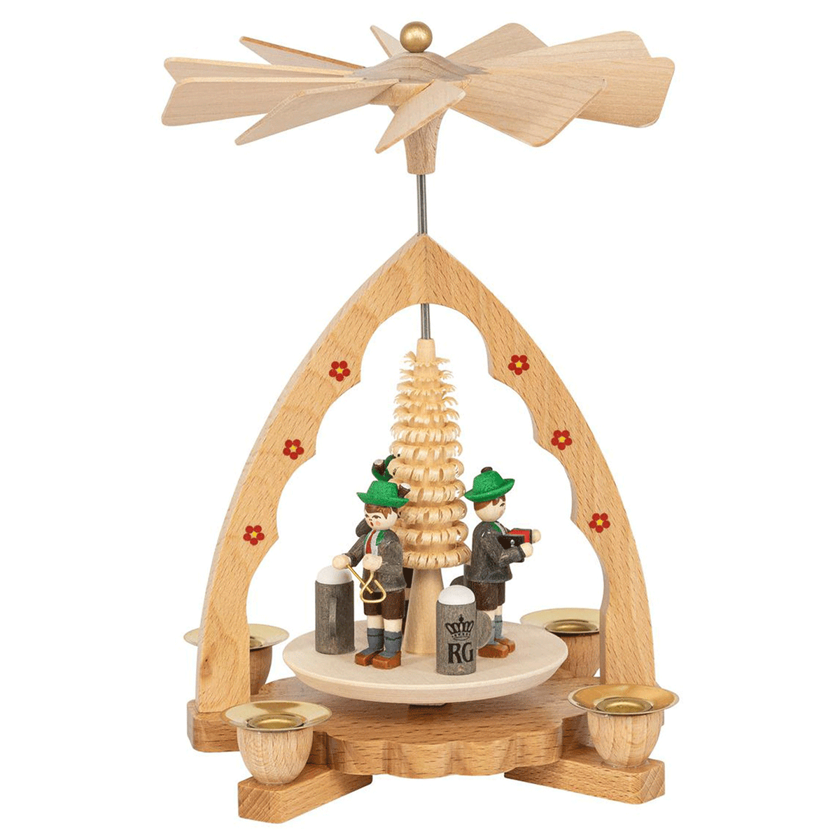 Richard Glaesser Bavarian with Instruments Pyramid