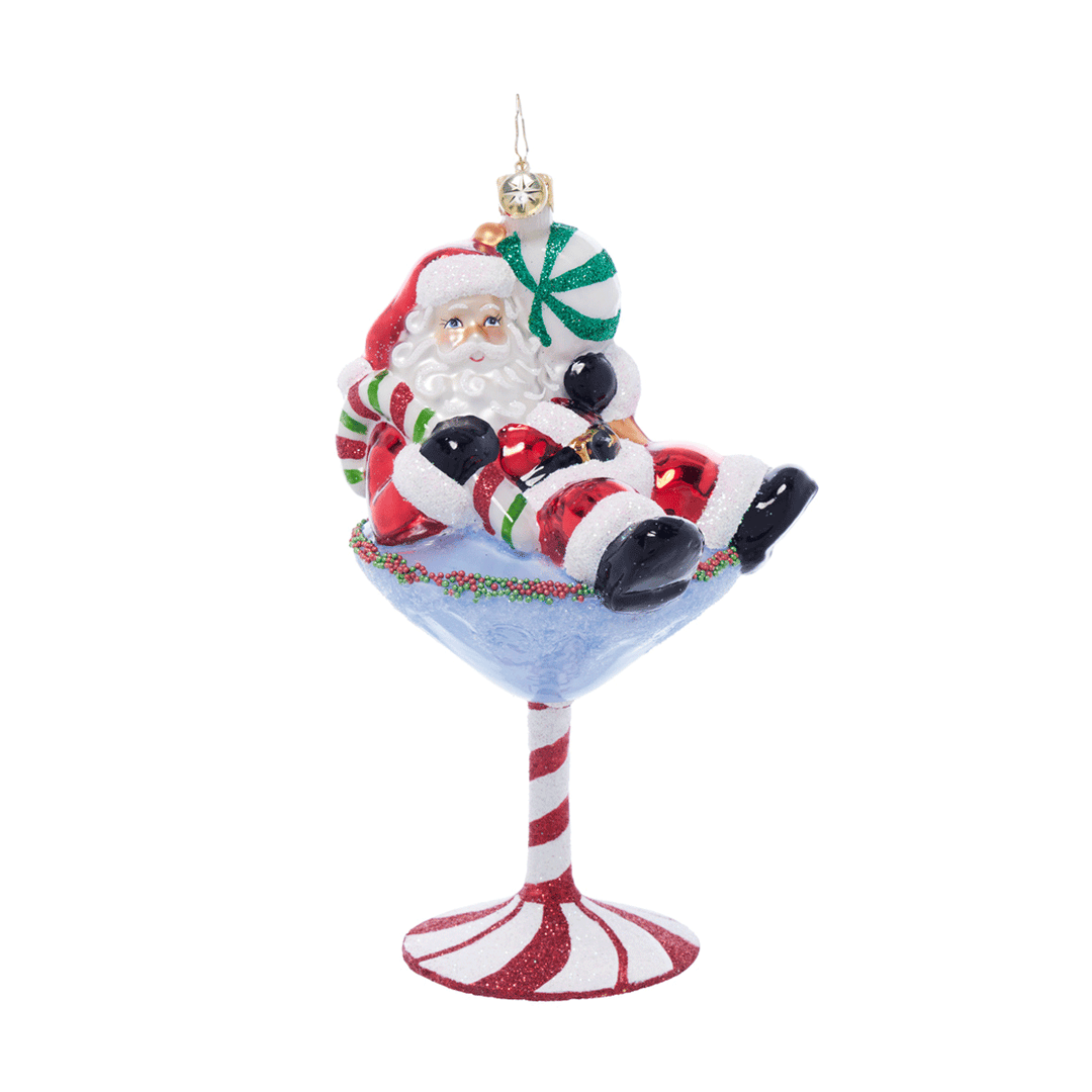 Christopher Radko Santa-Tini Ornament