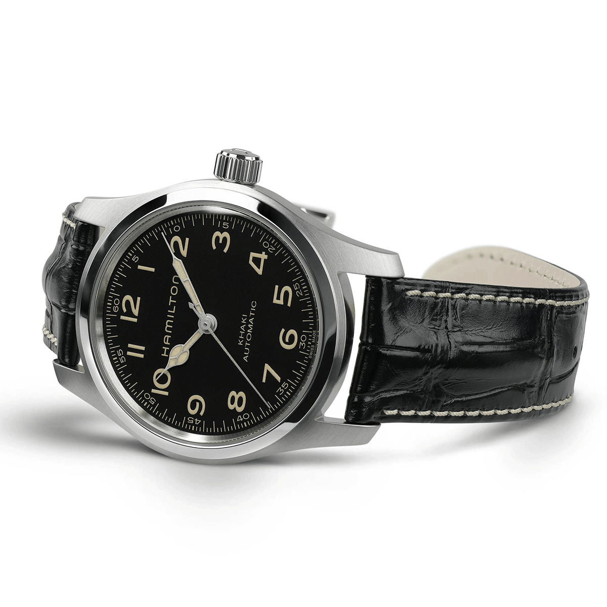 Hamilton Khaki Field Murph Auto 42mm Bracelet Bundle H70605732