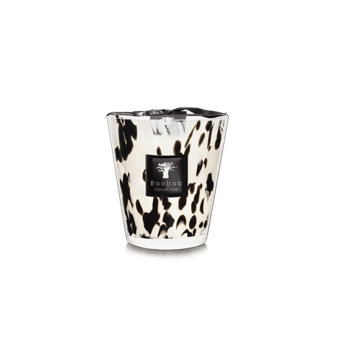 Baobab Scented Candle Pearl Black Max 16