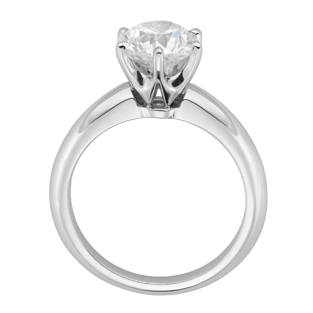 Hamilton Embrace Collection 18k White Gold and Engagement Mounting Ring For Round Diamond