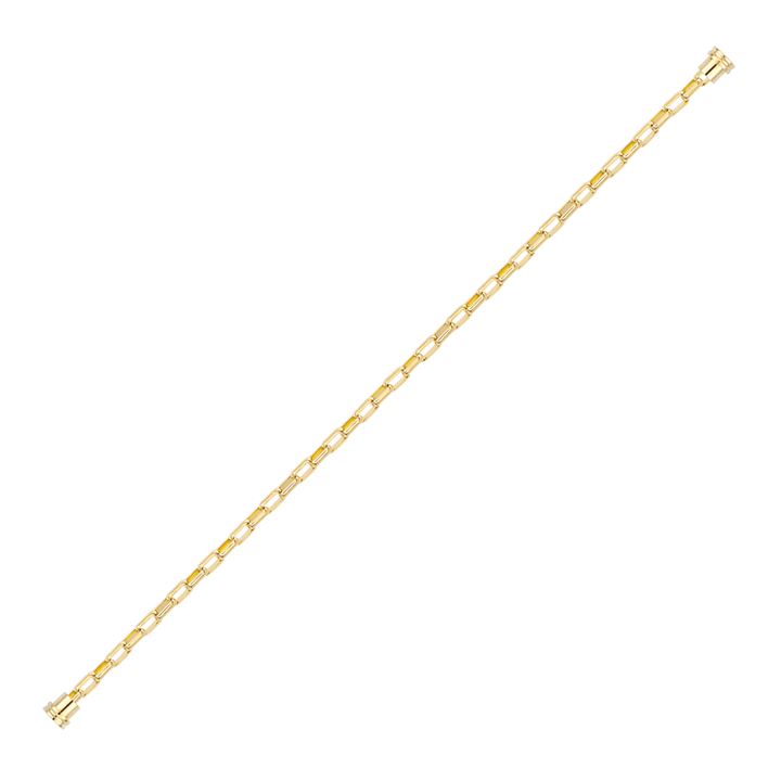 FRED 18k Yellow Gold Link Cable for Medium Model Bracelet Gold End Caps