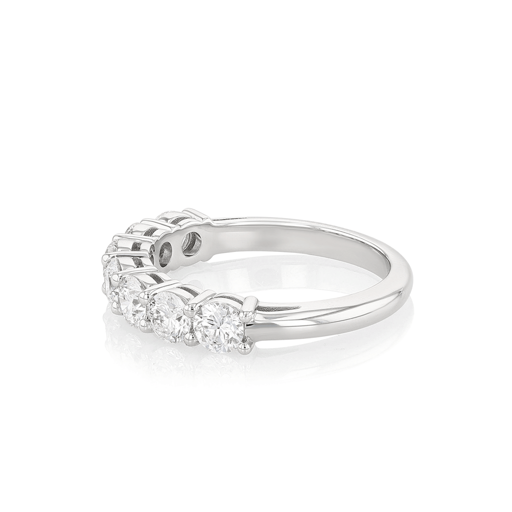 Platinum and 1.47 Total Weight Diamond Band