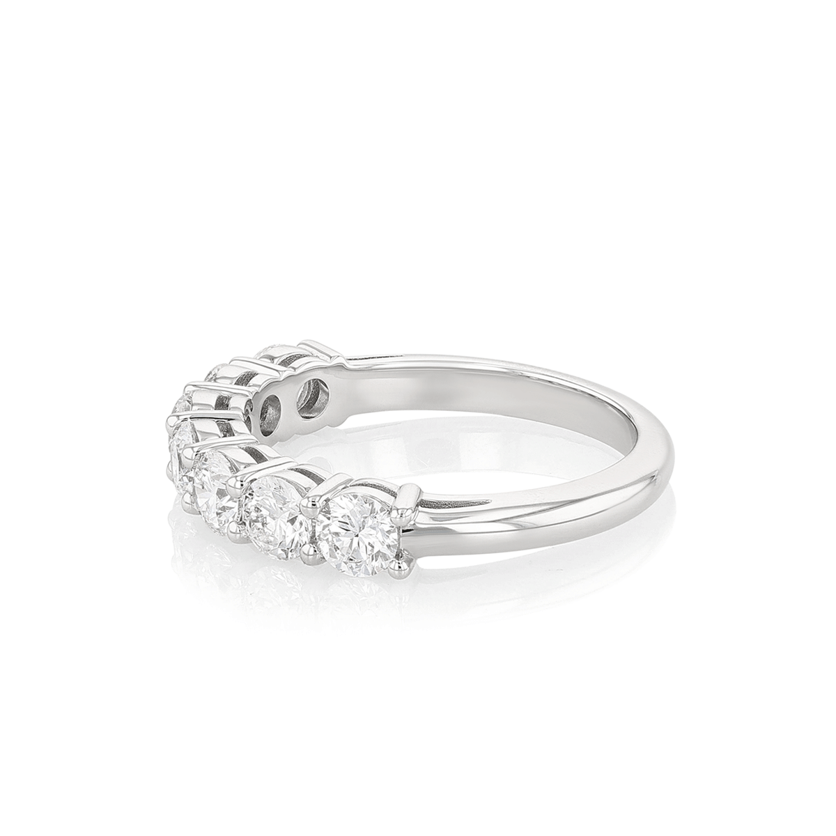 Platinum and 1.47 Total Weight Diamond Band