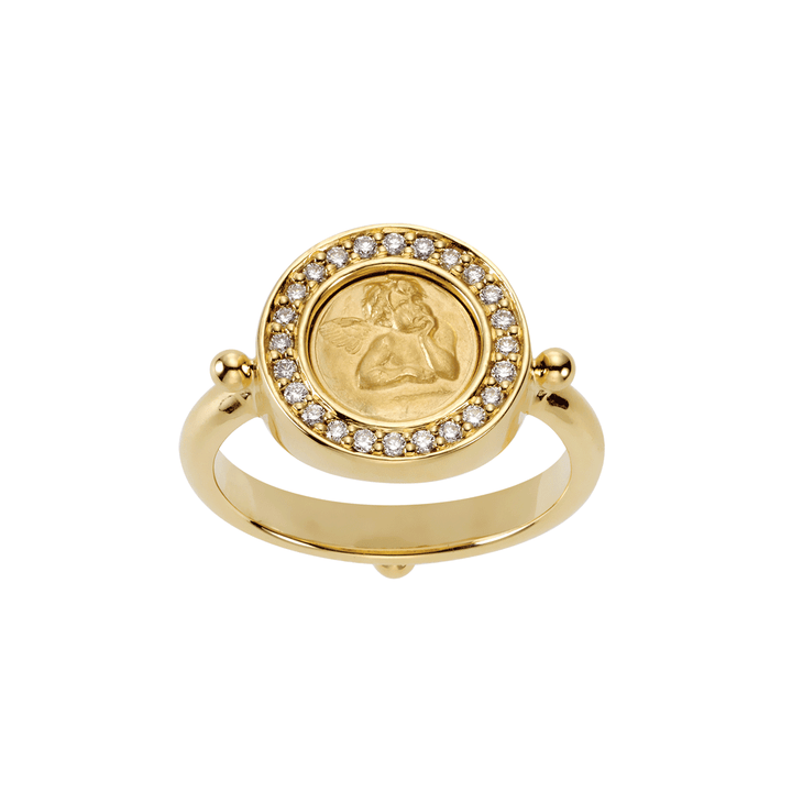 Temple St. Clair 18k Yellow Gold Angel Ring