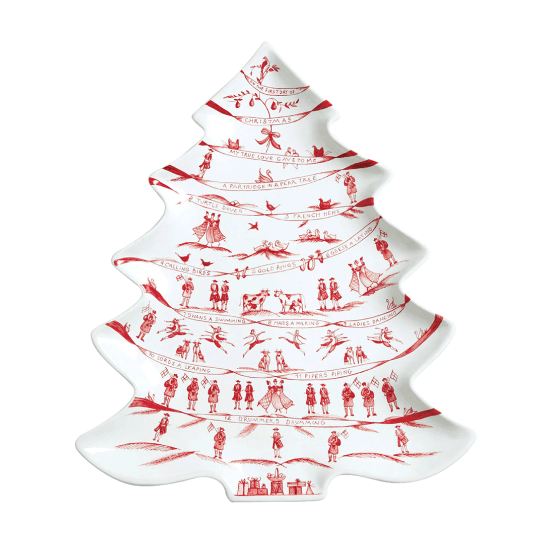 Juliska Country Estate Winter Frolic 15" Tree Platter