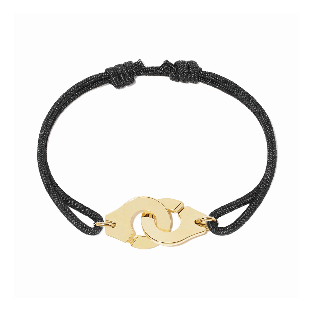 Dinh Van Menottes 18k Yellow Gold R12 COrd Bracelet
