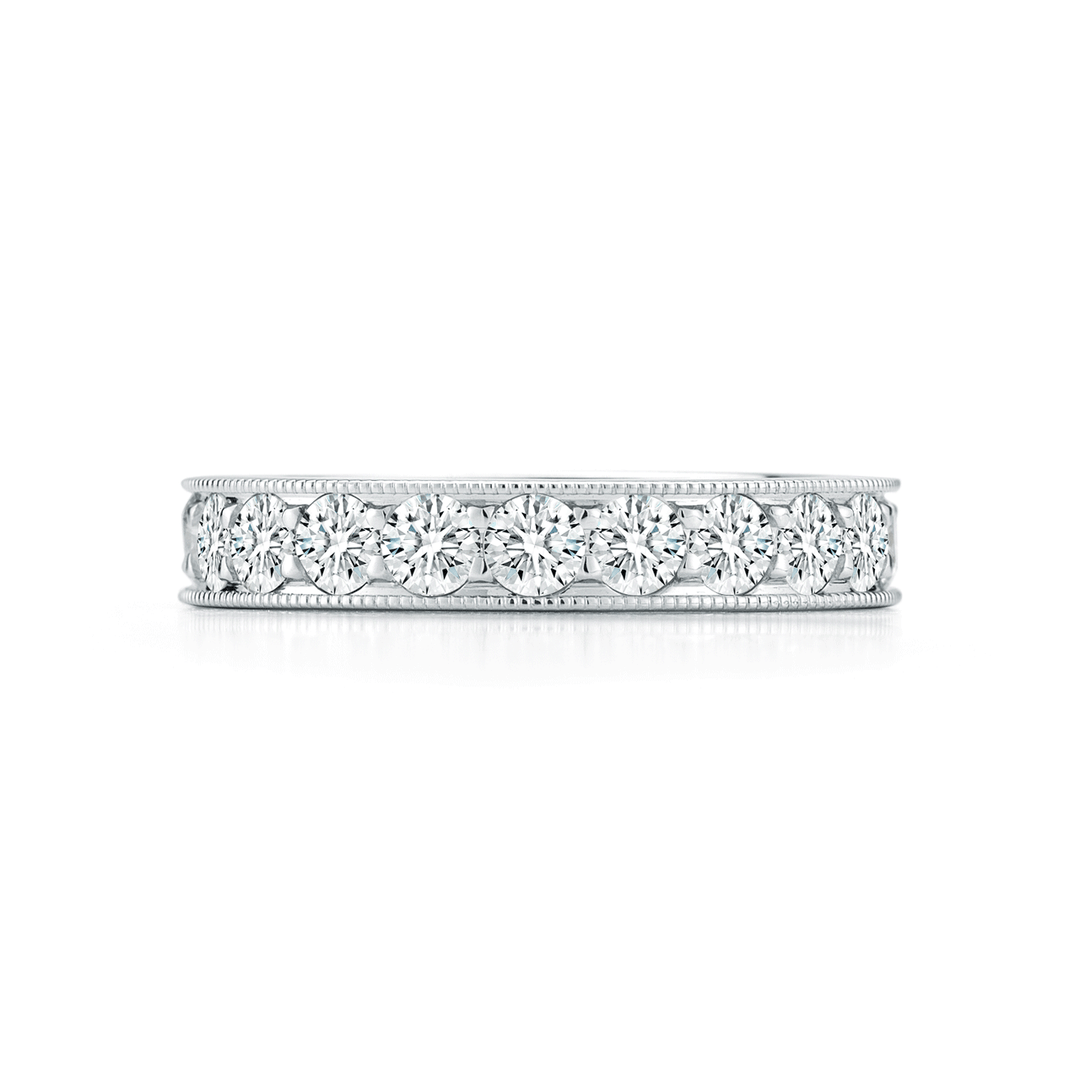 18k White Gold and 2.41 Total Weight Diamond Eternity Band