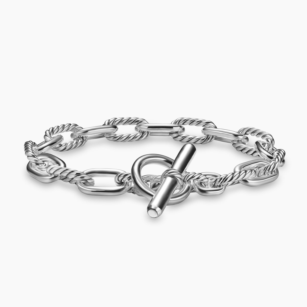 David Yurman Madison Toggle Chain Bracelet Sterling Silver, 8.5mm