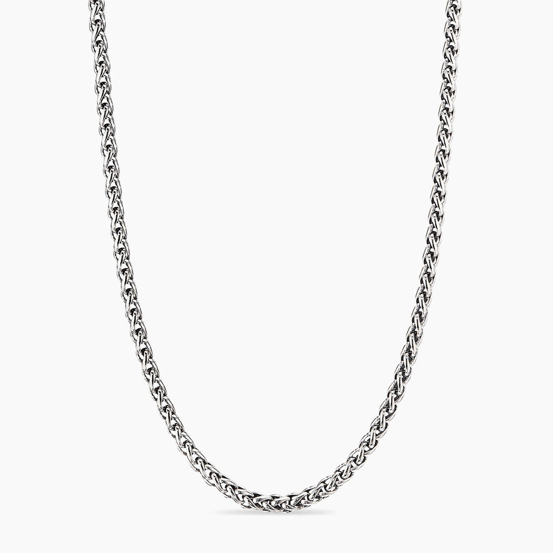 David Yurman Wheat Chain Necklace Sterling Silver, 4mm