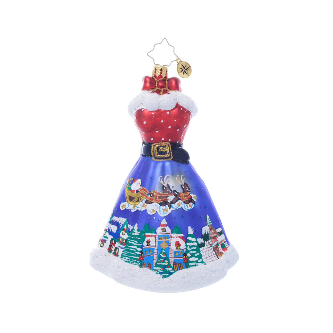 Christopher Radko Winter Wonderland Frock Ornament