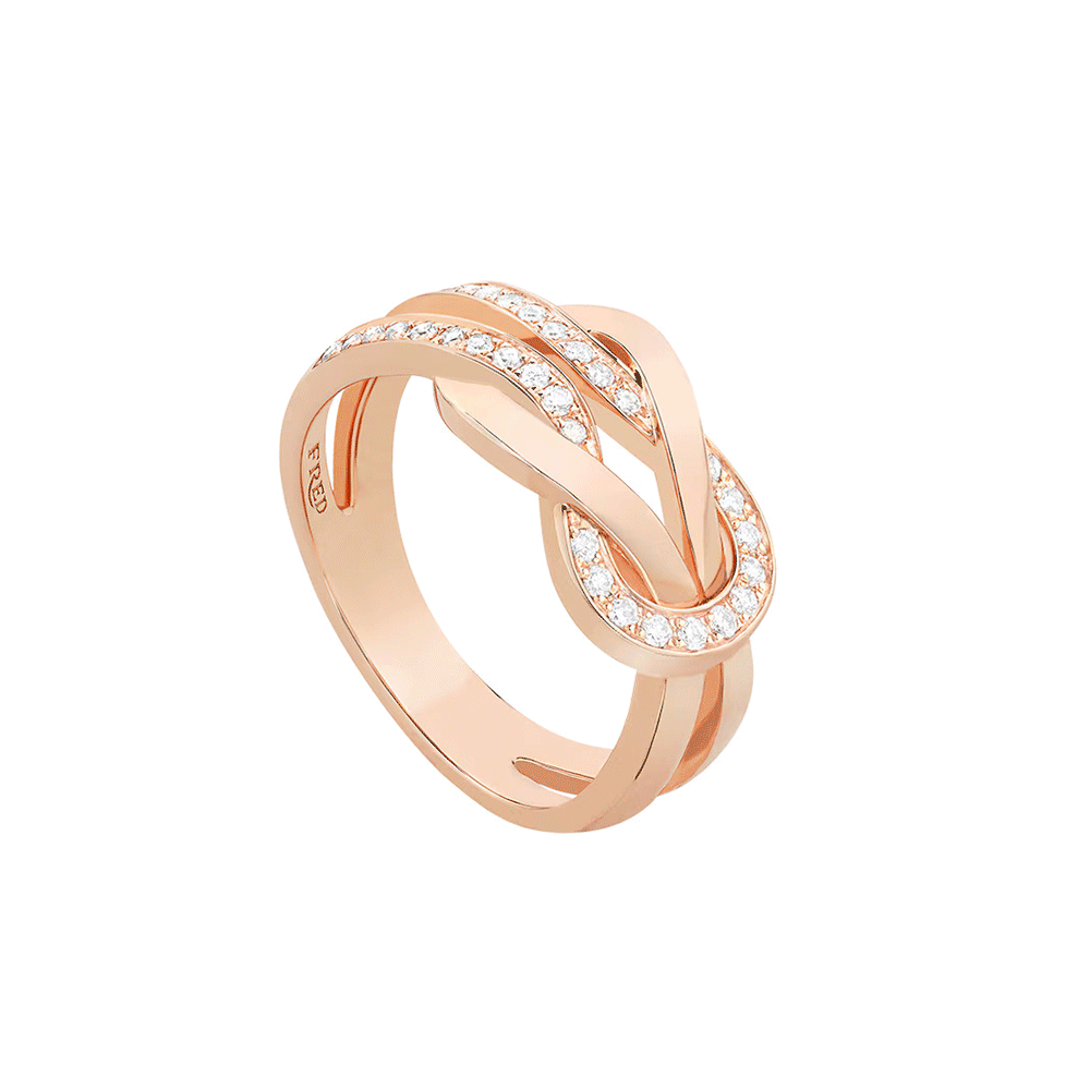 FRED Chance Infinie 18k Rose Gold and Diamond Ring, Exclusively at Hamilton Jewelers
