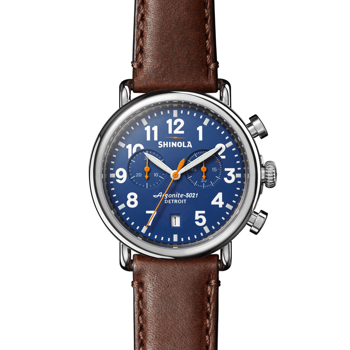 Shinola The Runwell 41mm Chrono Blue Dial S0110000117