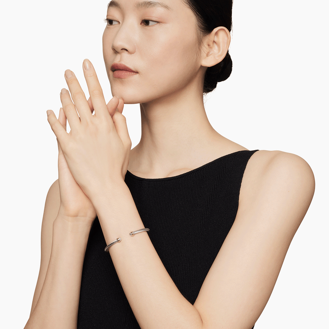 David Yurman Sculpted Cable Bracelet,7mm