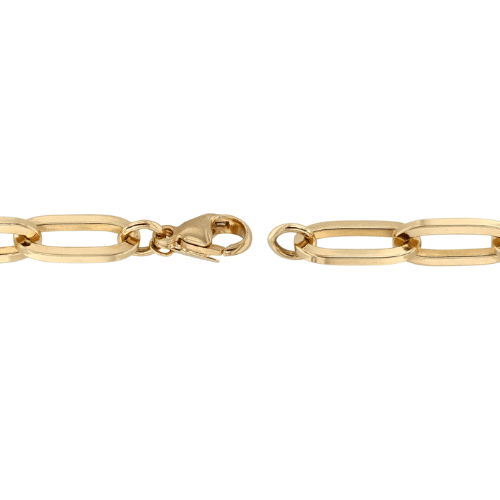 Hamilton Collection 18k Yellow Recycled Gold Extra Large 7.9mm Long Link Chain 16" Necklace