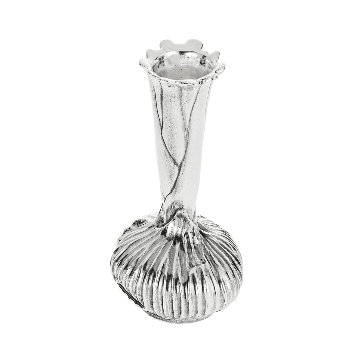 Christofle Silver-Plated Onion Shape Vase