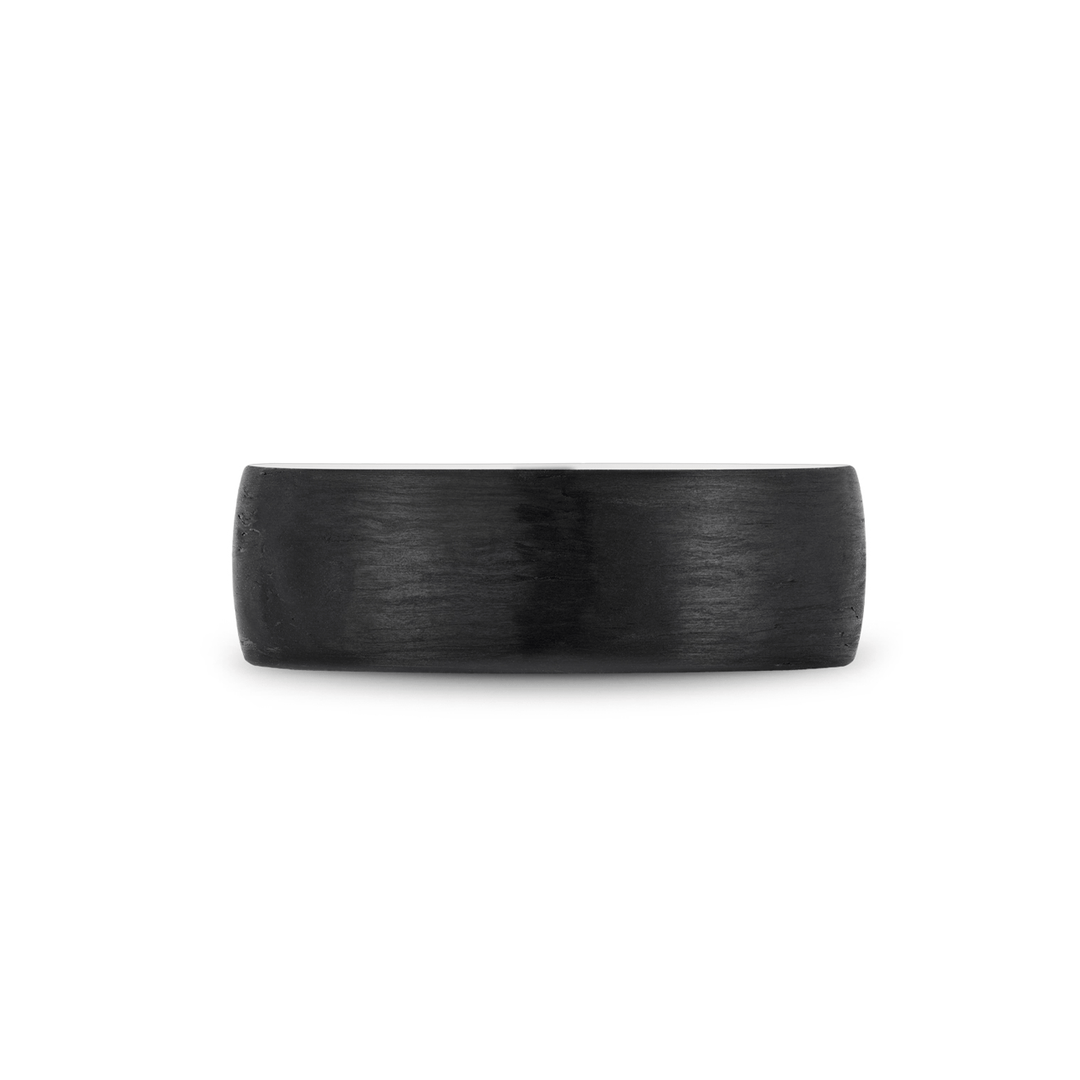 Hamilton Collection Forged Carbon 7.5mm Wedding Band