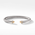 David Yurman Cable Classics Bracelet with 18k Yellow Gold and Pavé Diamonds