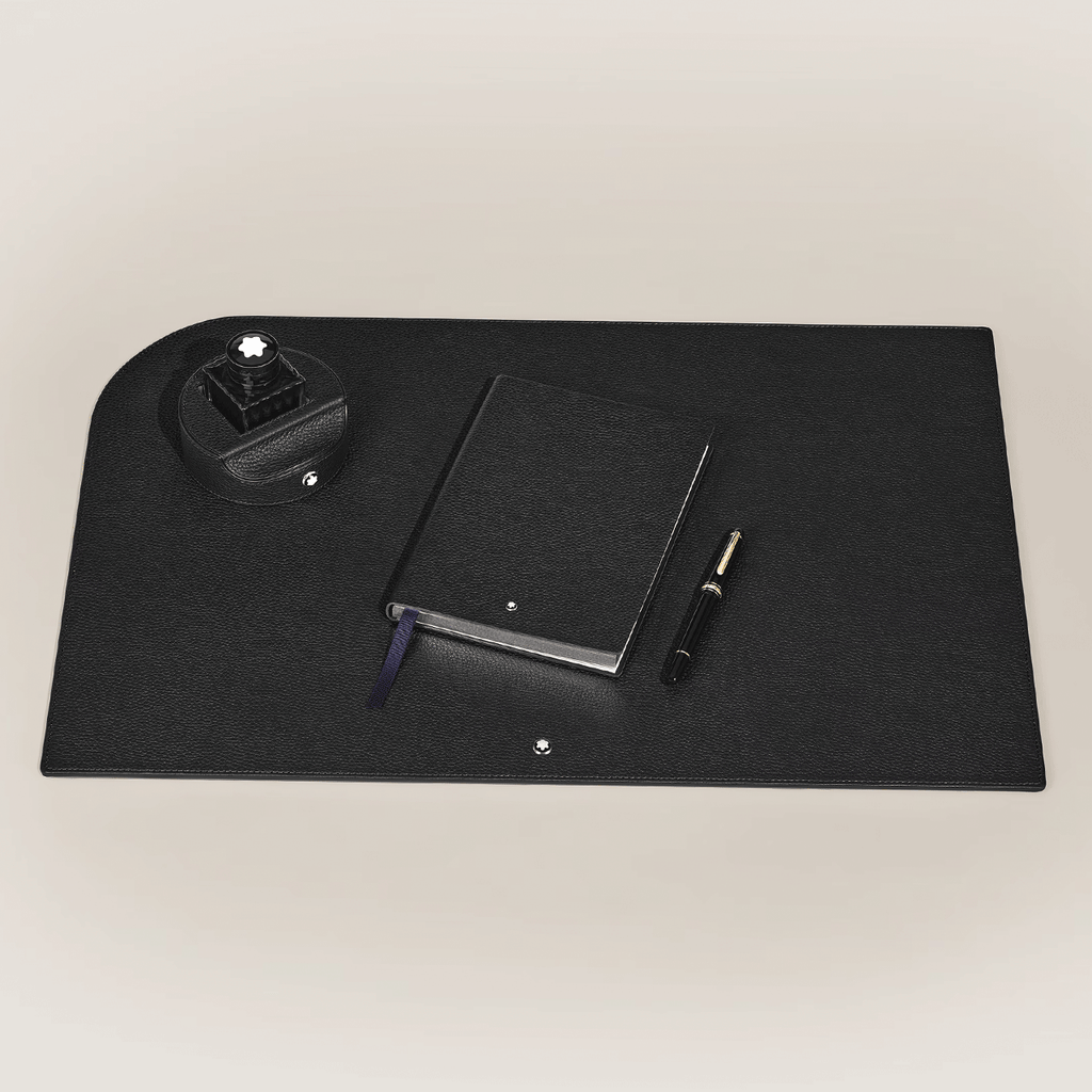 Montblanc Desk Pad in Grain Leather Black