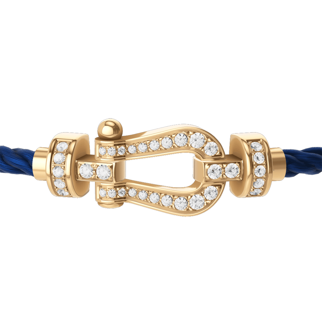 FRED Force 10 Navy Cord with 18k Diamond Buckle , Exclusively at Hamilton Jewelers