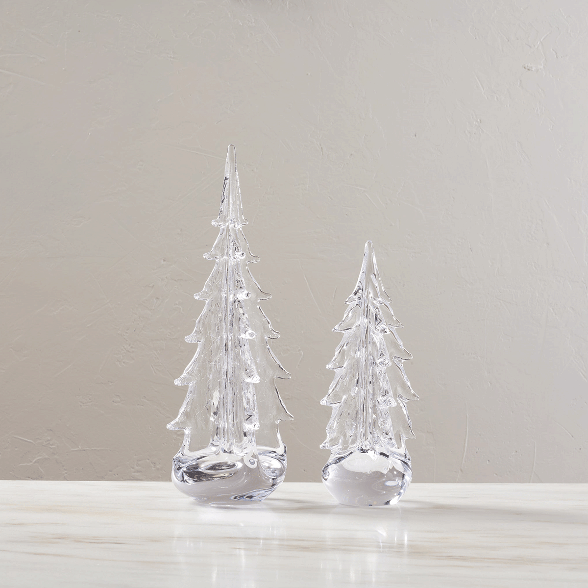 Simon Pearce Crackle Four Sided Evergreen 12 inch