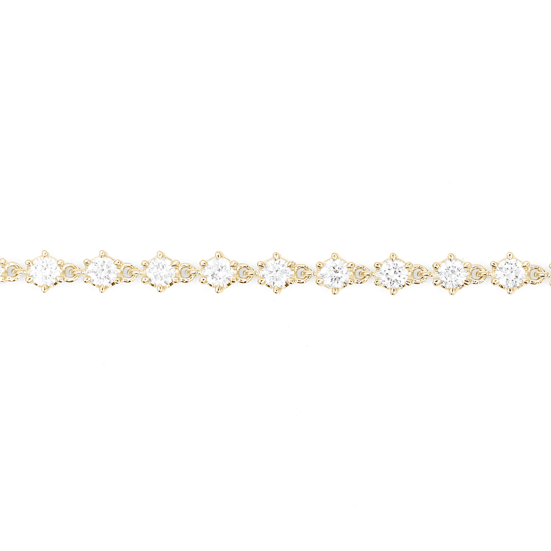 Joyful 18k Yellow Gold and Diamond 1.84 Total Weight Bracelet