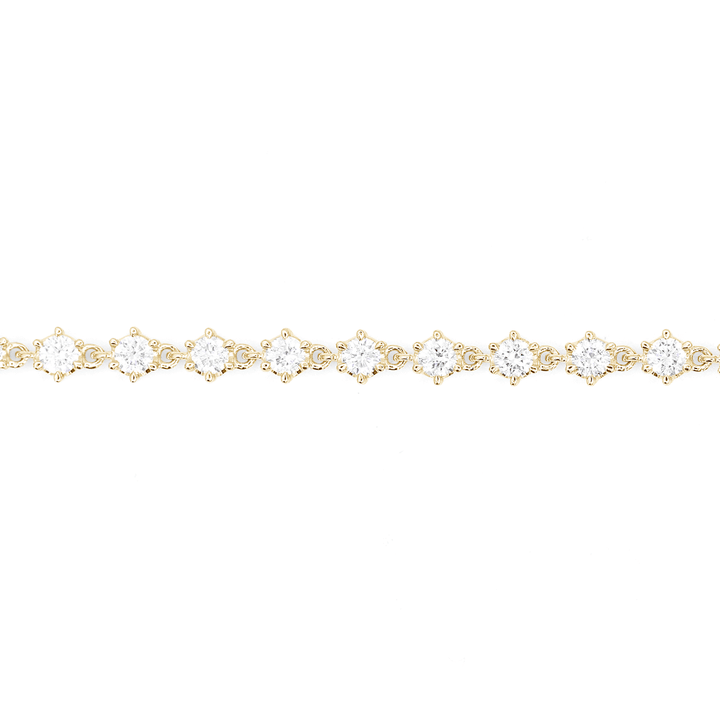 Joyful 18k Yellow Gold and Diamond 1.84 Total Weight Bracelet