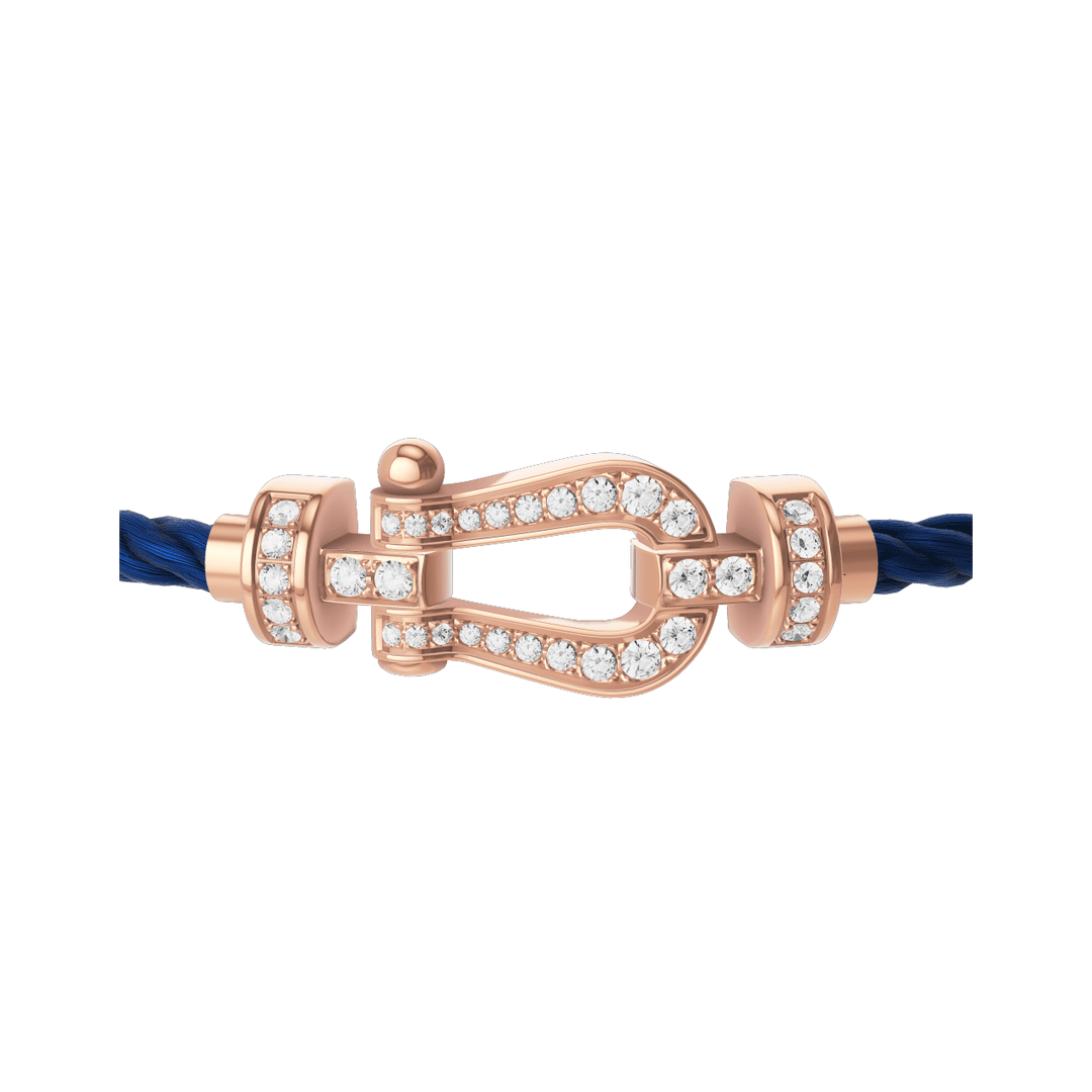 FRED Force 10 Navy Cord with 18k Rose Diamond MD Buckle, Exclusively at Hamilton Jewelers