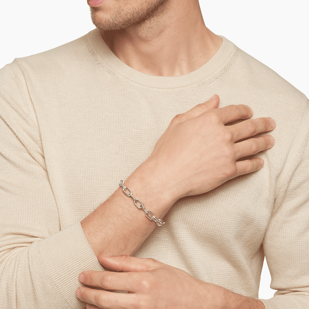 David Yurman Madison Chain Bracelet Sterling Silver, 8.5mm