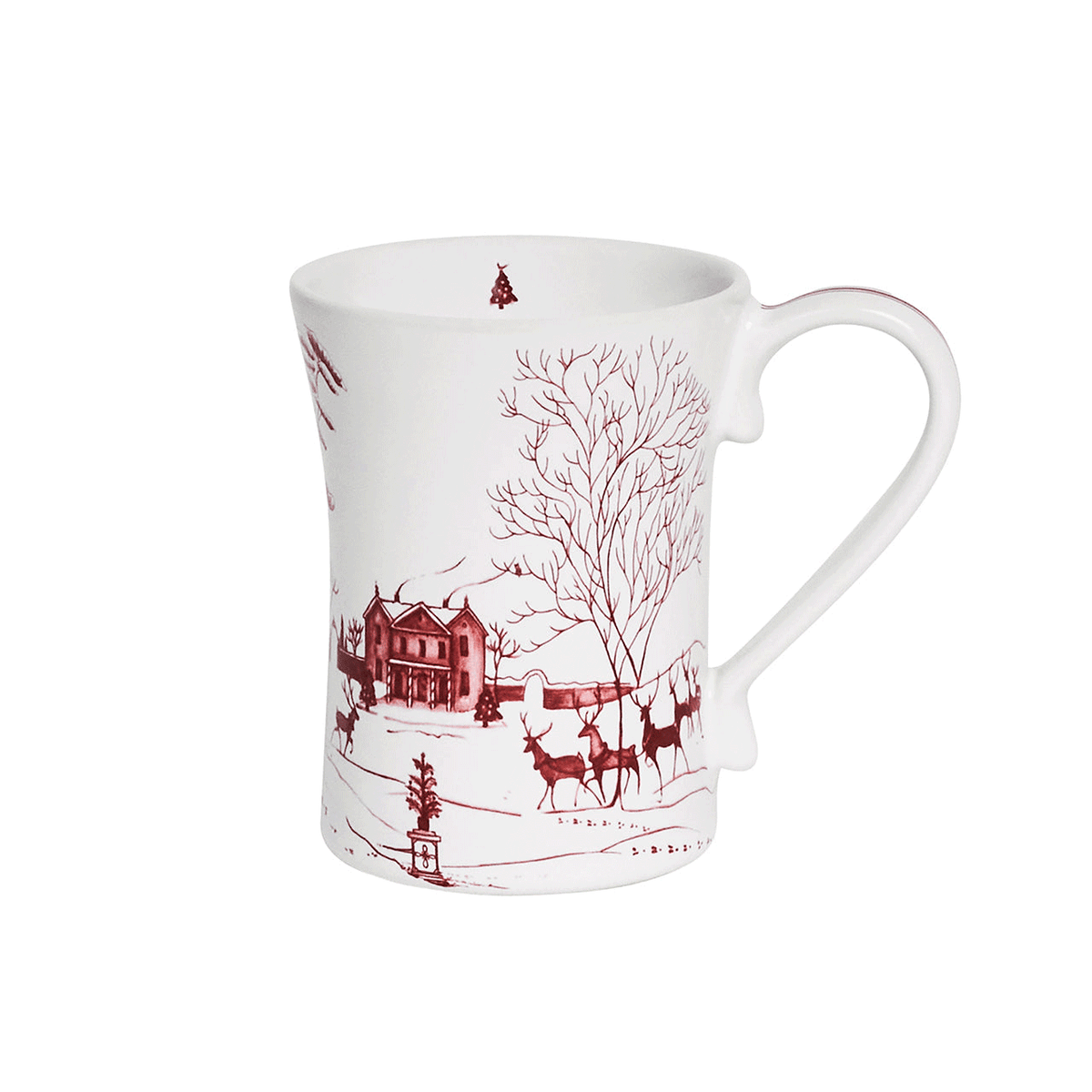Juliska  Country Estate Winter Frolic Mug - Ruby