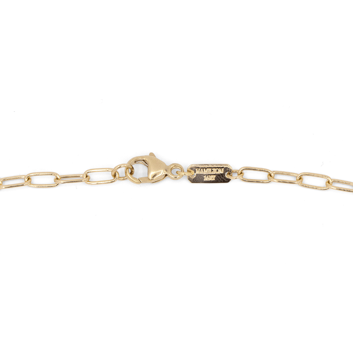 14k Yellow Recycled Gold Small 2.6mm Long Link Chain 18 Inch Necklace