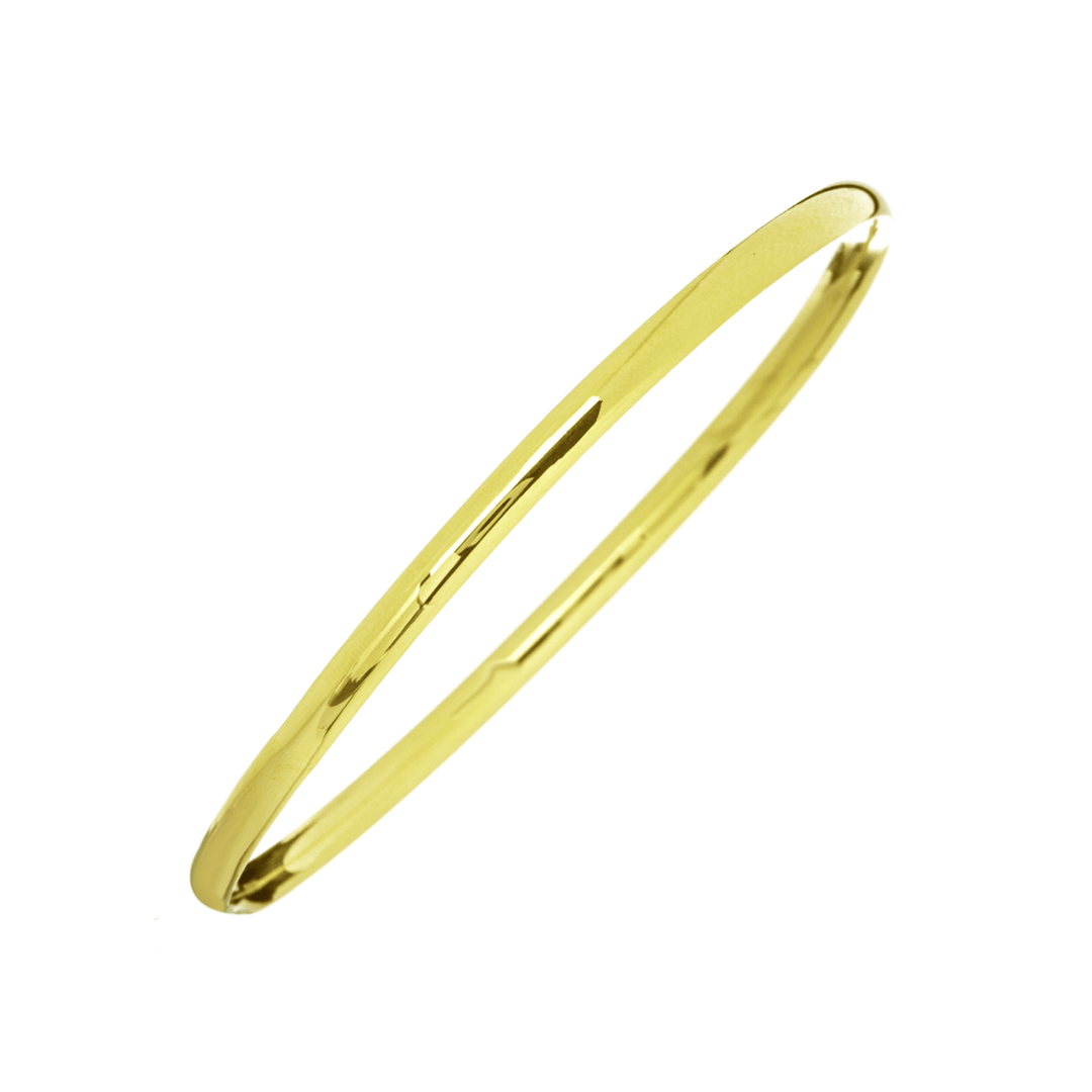 14k Yellow Gold Medium Bangle Bracelet