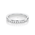Hamilton Duet Collection 18k White Gold and 0.75 Total Weight Diamond Wedding Band