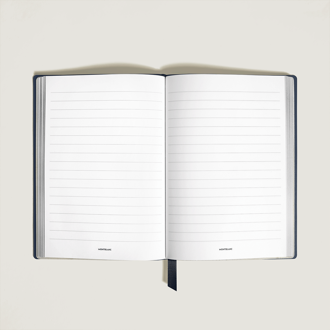Montblanc Notebook Medium, Saffiano Leather, Blue - Lined Pages
