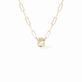 Dinh Van Le Cube Diamond 18k Yellow Gold Large Chain Necklace