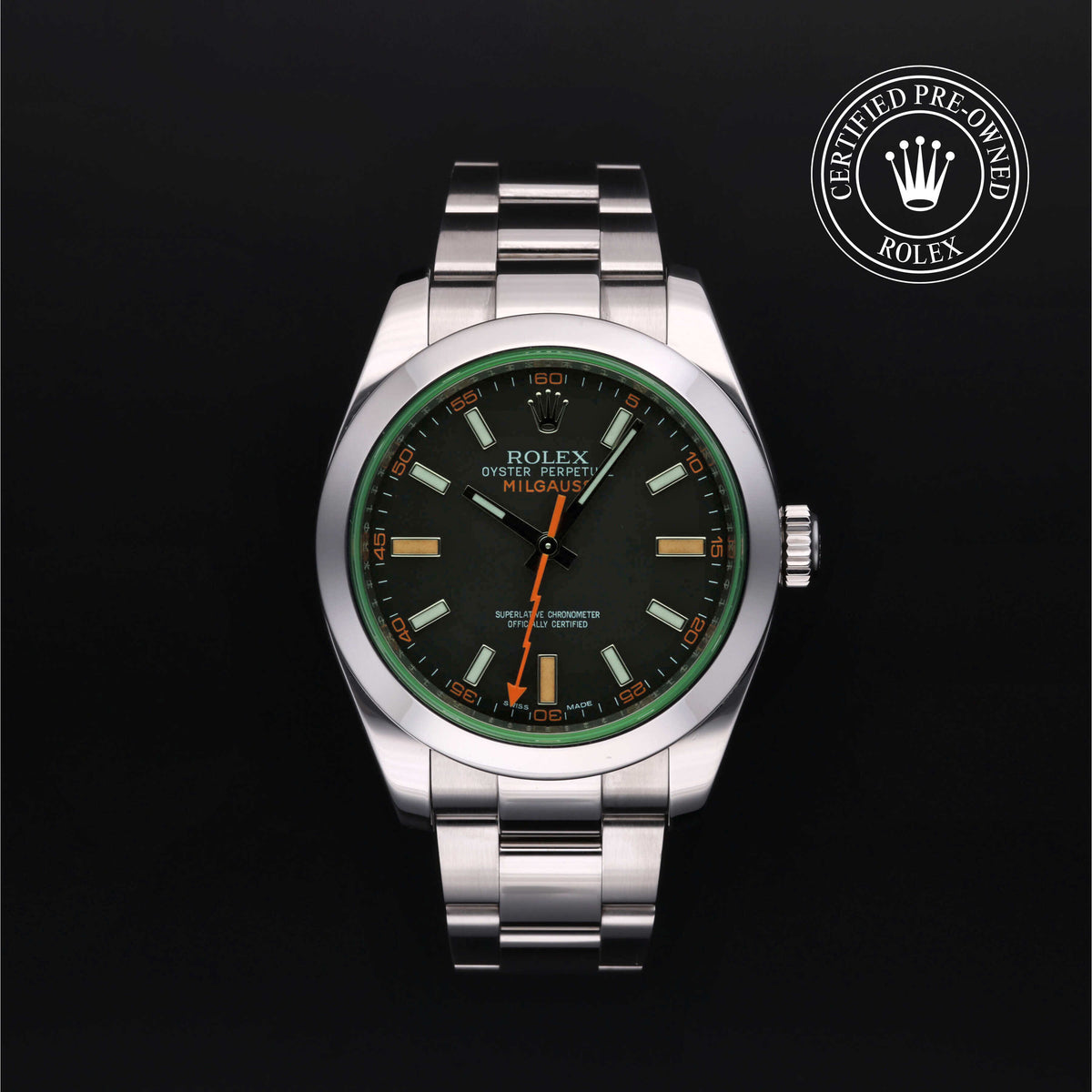 Rolex Certified Pre-Owned Milgauss M116400GV-0001