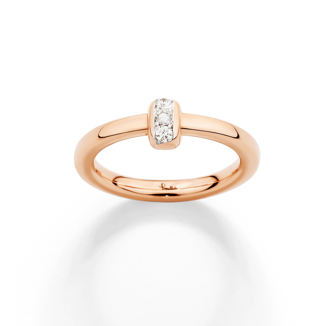 Pomellato Together 18k Rose Gold and Diamond Ring