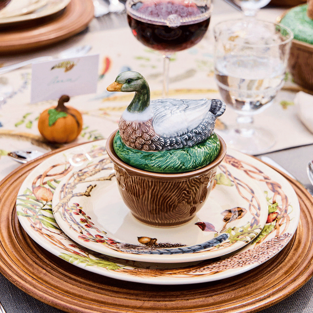 Juliska Forrest Walk Duck Bowl with Lid