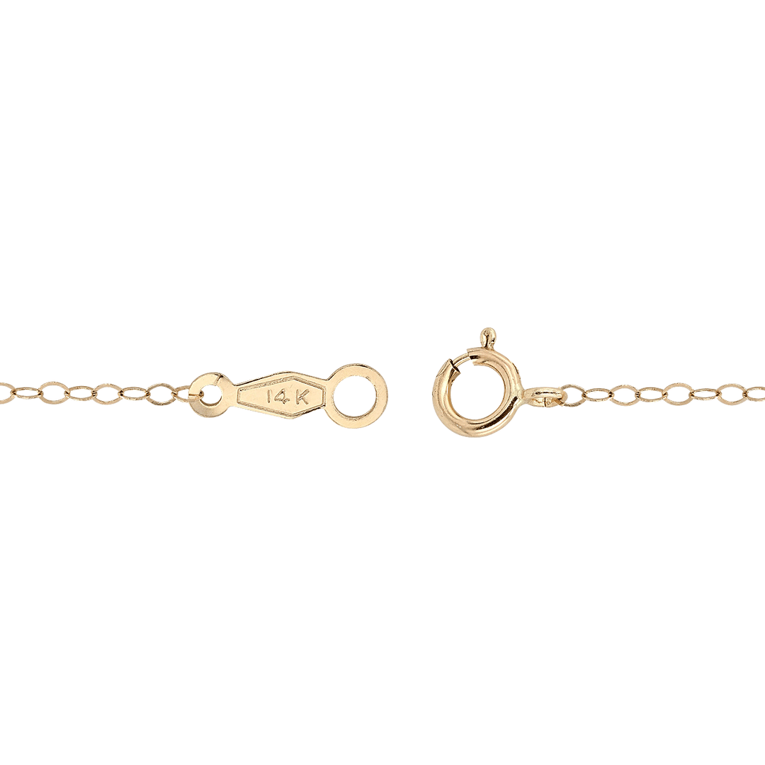 14k Yellow Gold Hamilton Design A Three Pearl Starter Necklace