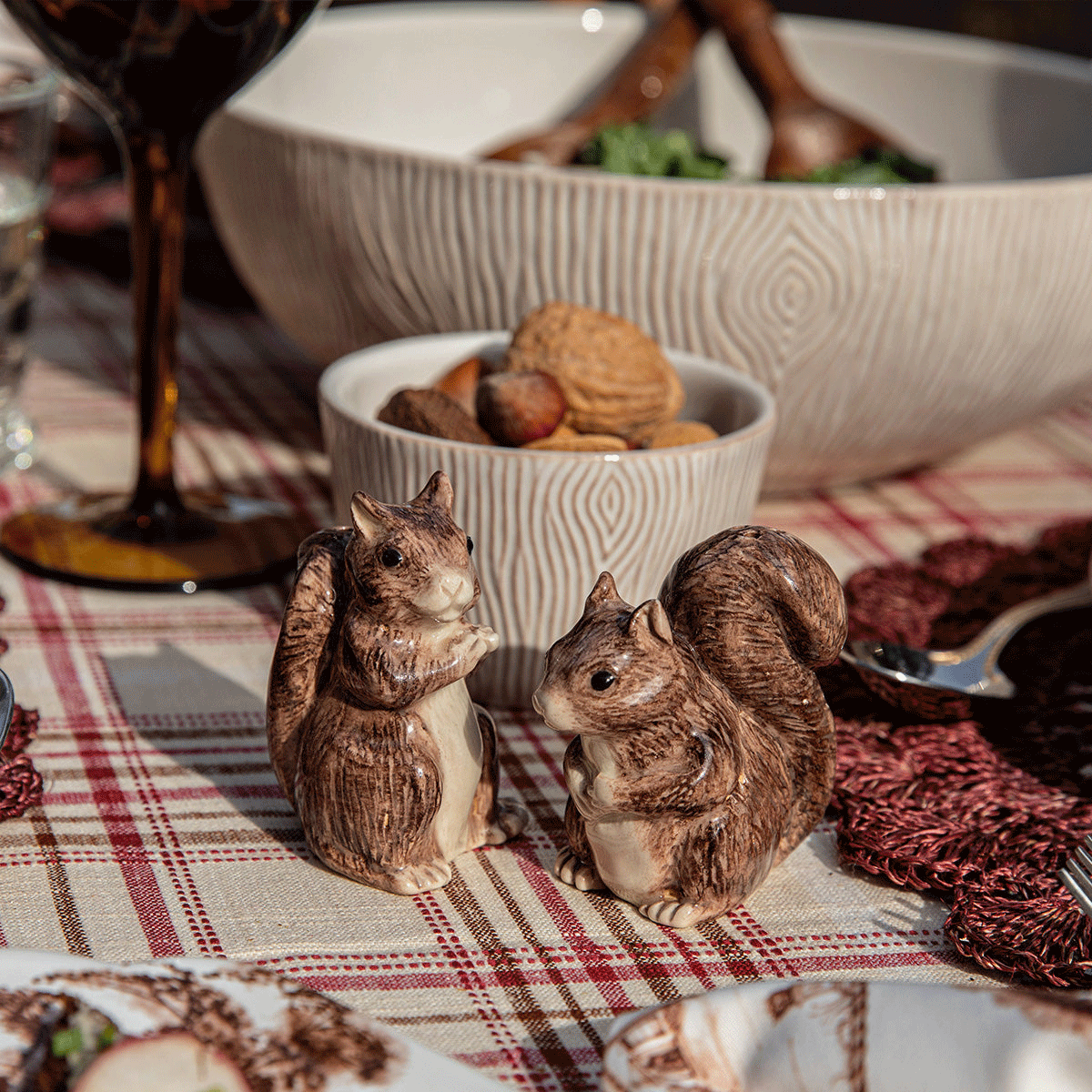 Juliska Zelda & Scott Squirrel Salt and Pepper Set