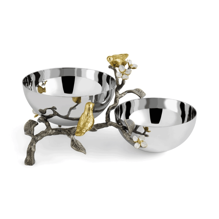 Michael Aram Lovebirds Double Dish