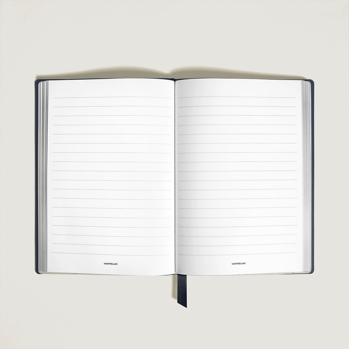 Montblanc Notebook Medium, Saffiano Leather, Blue - Lined Pages