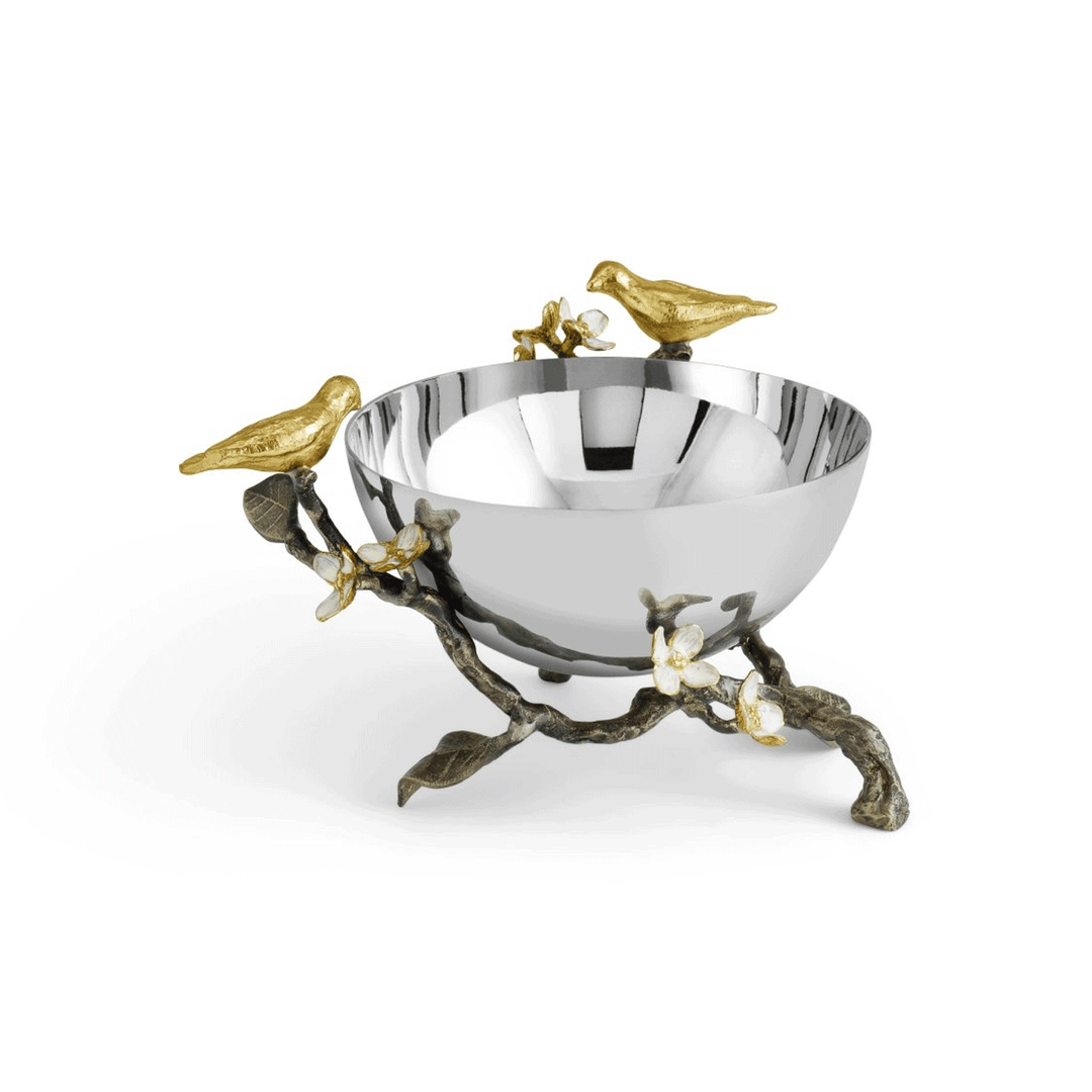 Michael Aram Lovebirds Nut Bowl