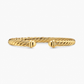 David Yurman Cablespira Flex Bracelet 18k Yellow Gold, 6mm