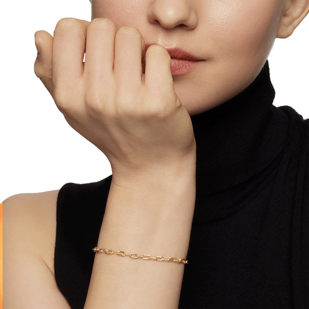 David Yurman Madison Thin Bracelet in 18k Yellow Gold, 3mm