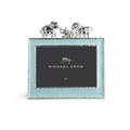Michael Aram Blue Enamel Elephant 4x6 Frame