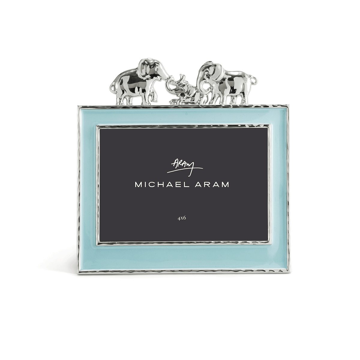 Michael Aram Blue Enamel Elephant 4x6 Frame