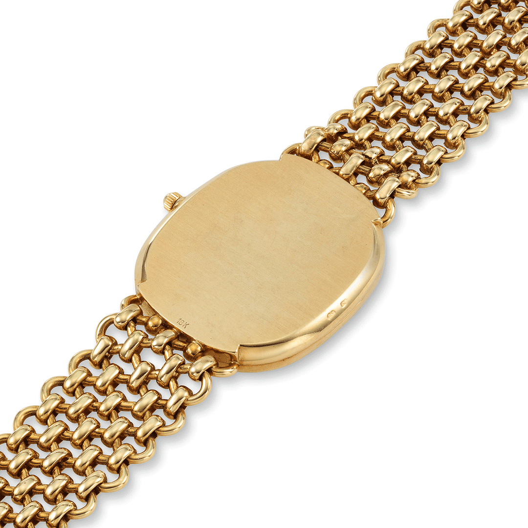PATEK PHILIPPE YELLOW GOLD ELLIPSE BRACELET WATCH REF. 3738/6J